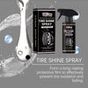 RAYHONG Tire Shine Spray Wheel Tire Shine Care Cleaning Polishing Coating Liquid Coating Agent