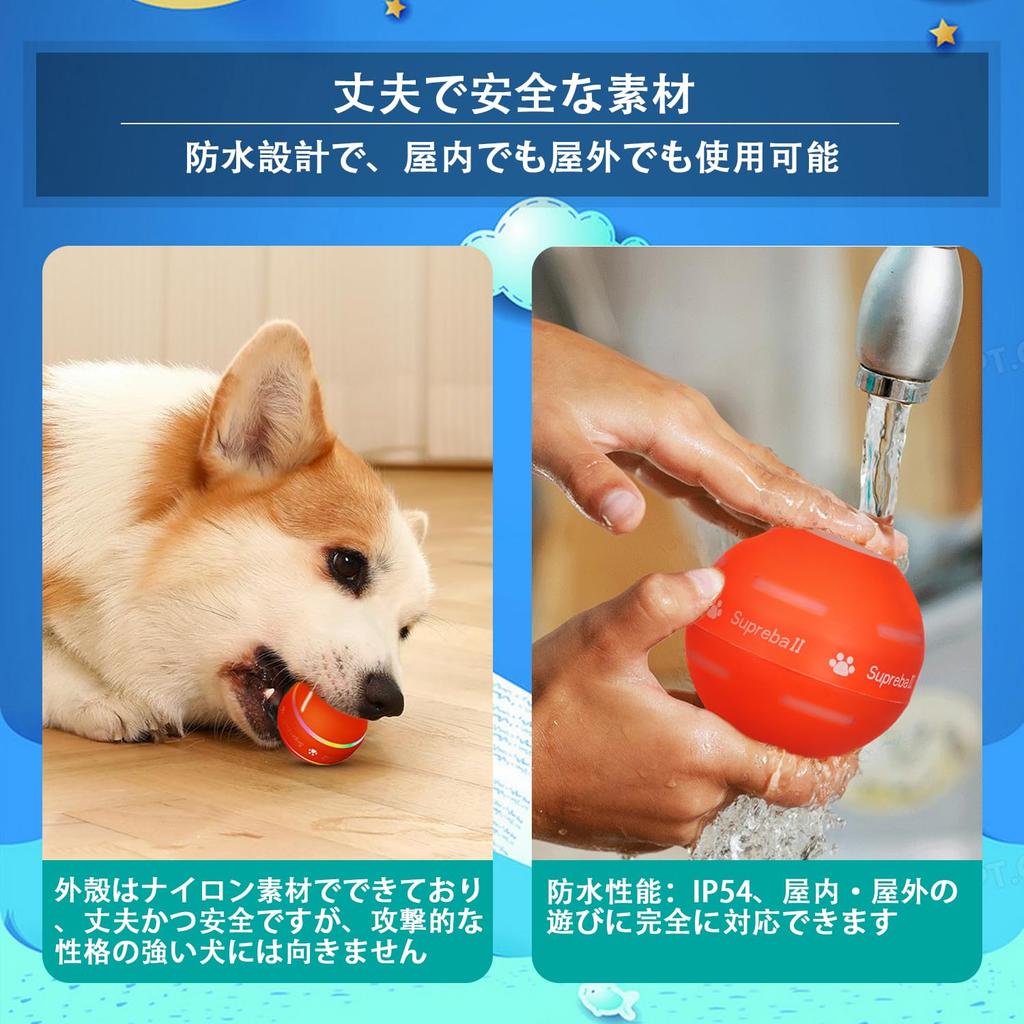 Petiepaw Интерактивная Игрушка для Собак Собака Новая Прочная Автоматическая Игрушка-Катящийся Мяч для и Больших USB Перезаряжаемая Игрушка, Мяч, [Обновление 2025] Маленькая с Датчиком Движения,