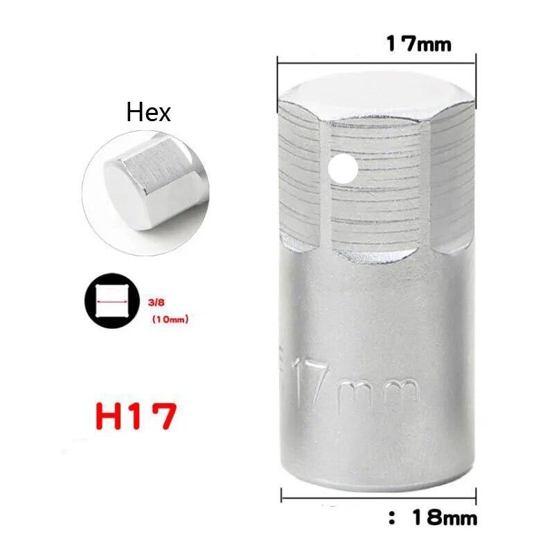 M16 H17 S8 S10 Пробка сливного отверстия масляного картера Торцевой ключ 3/8 дюйма Привод Авторемонт Коробка передач Винт Гаечный ключ Инструмент для ремонта автомобиля