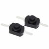 10x 1A 30V DC 250V Black Latching On Off Mini Torch Push Button Switch