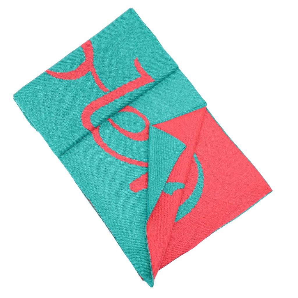 Warm Knitted Jacquard Scarf, Outdoor Casual Fashion Scarf