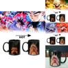 Керамическая кружка Dragon Ball Goku, меняющая цвет, для подарка и домашнего использования