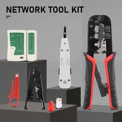 RJ45 Кримпер RJ11 RJ45 Обжимной инструмент Ethernet сетевой LAN кабельный кримпер резак стриппер для 6P 8P RJ11 RJ12 RJ45