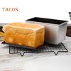 Toast Mold Loaf Pan with Lid Non-stick Coating Aluminum Alloy Bread Container for Healthy Baking Sandwich Toast Oven Bakeware