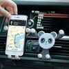 Универсальный милый панда автомобильный гравитационный держатель для мобильного телефона с вентиляционным отверстием кронштейн подставка