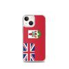Coque iPhone - Drapeau Bermudes - iPhone 13 Mini - Souple - Multicolore - Verticale