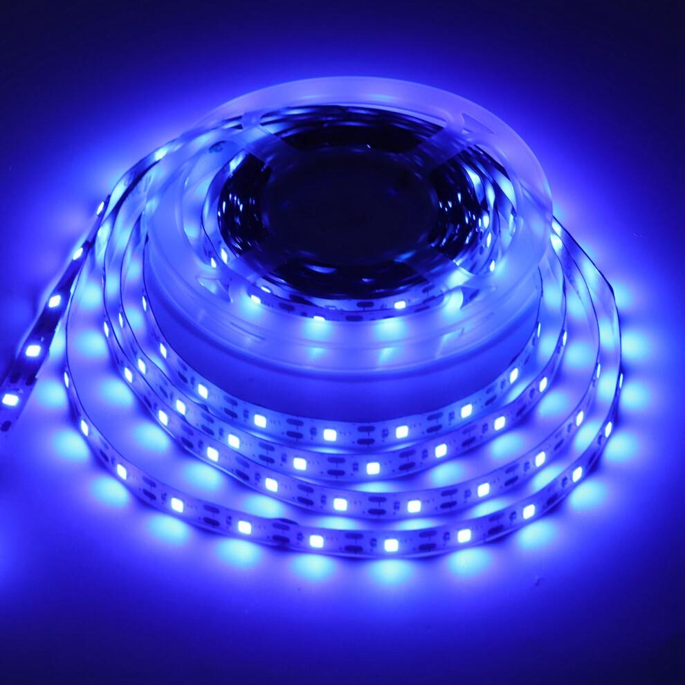 USB LED Strip Lights 5m Blue TV Background Mood Lamp Bar Party KTV