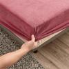 Milk Velvet Super Soft Fitted Sheet Flannel Elastic Band Mattress Cover Bedding Cover Mattress Cover