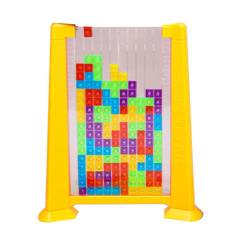 3D тетрис, красочные строительные блоки, игрушка, сменная просветляющая головоломка, креативная настольная игра, классическая научная образовательная дет...