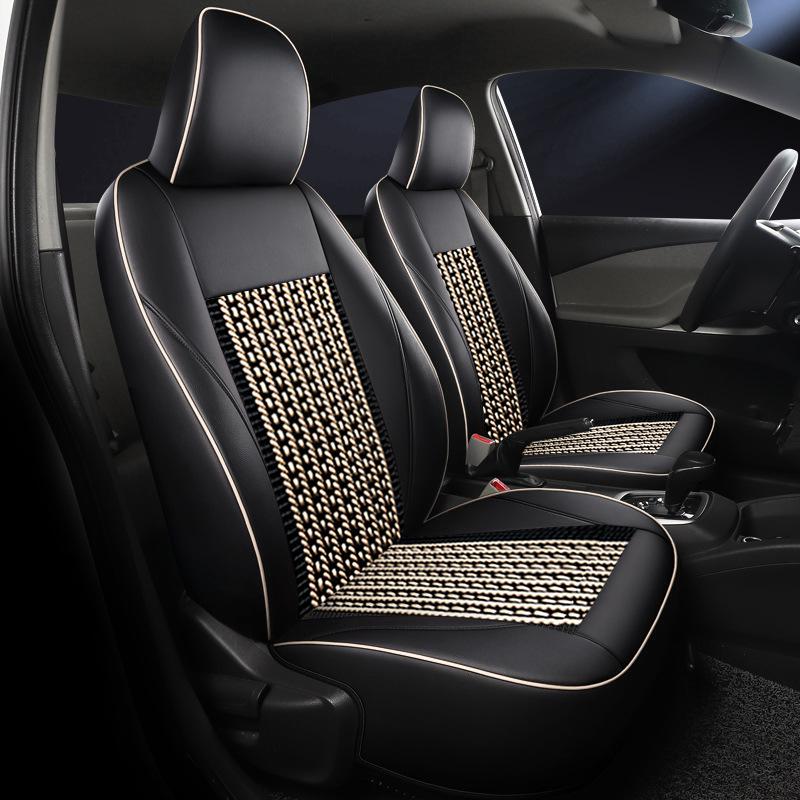 Chevrolet Sail 3 Подушка на сиденье с полным охватом из ледяного шелка на 5 мест - Для использования в любое время года