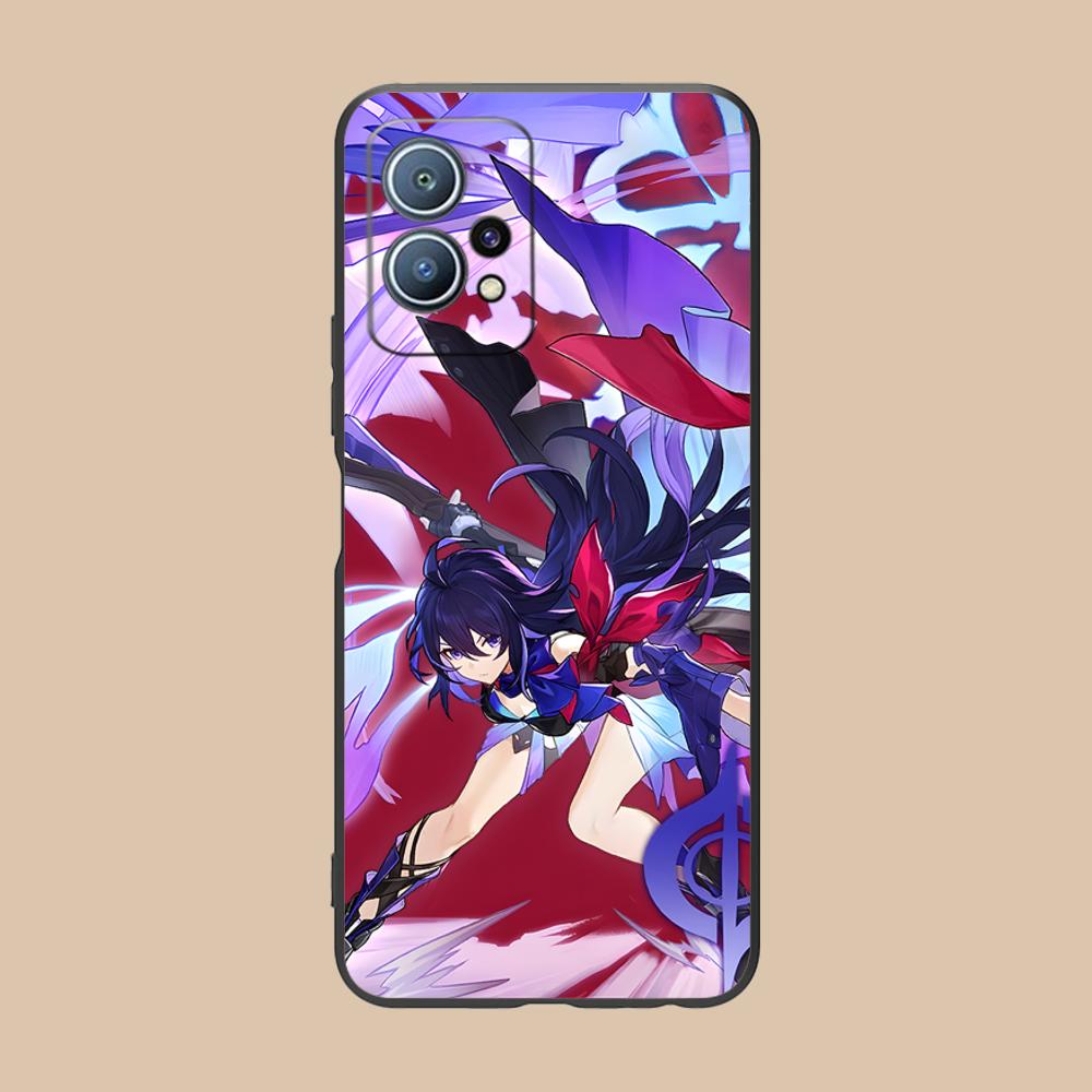 HSR Seele Матовый ТПУ Чехол для Мобильного Телефона для Huawei P60 P50 P40 P30 P20 P10 P9 P8 Pro Lite Plus Цветной Печатный Чехол
