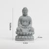 Oriental Culture Sandstone Buddha Green Sandstone Buddha Statue Zen Ornament  Desk