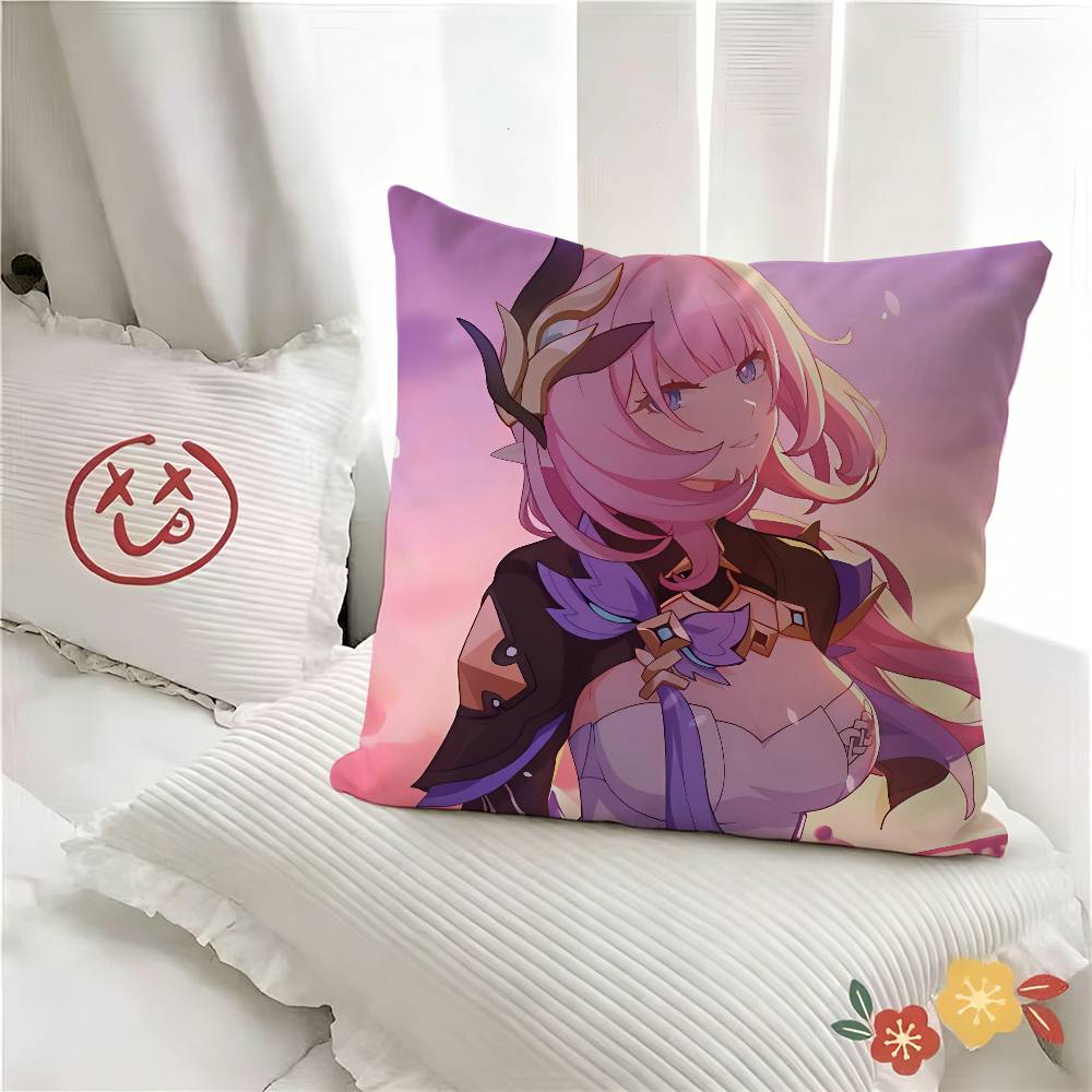 Pc Элизия Honkai Impact rd Наволочка Модная Квадратная Наволочка Спальня Диван Комната Ins Декор Отдых