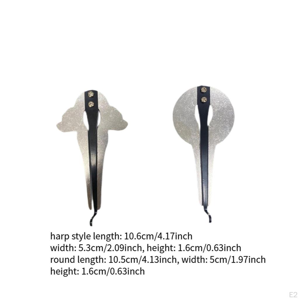 2x Russian Jew Harp Mouth Musical Instrument Loud Clean Crisp Sound Ethnic Folk