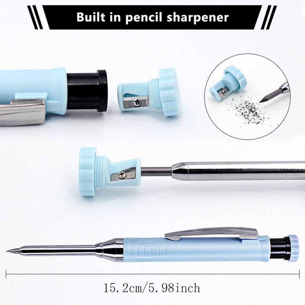 Deep Hole Carpenter Pencil 2.8mm Woodworking Pencil Wood Marking Pencil DIY Woodworking Tools