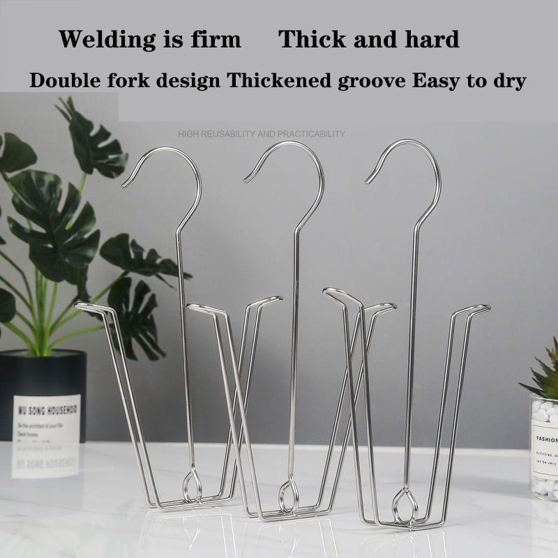 Полка для обуви из цельной нержавеющей стали, утолщенная, многофункциональная сушилка для обуви, защита от падения с балкона, прочная полка для обуви, легко сушить в общежитиях