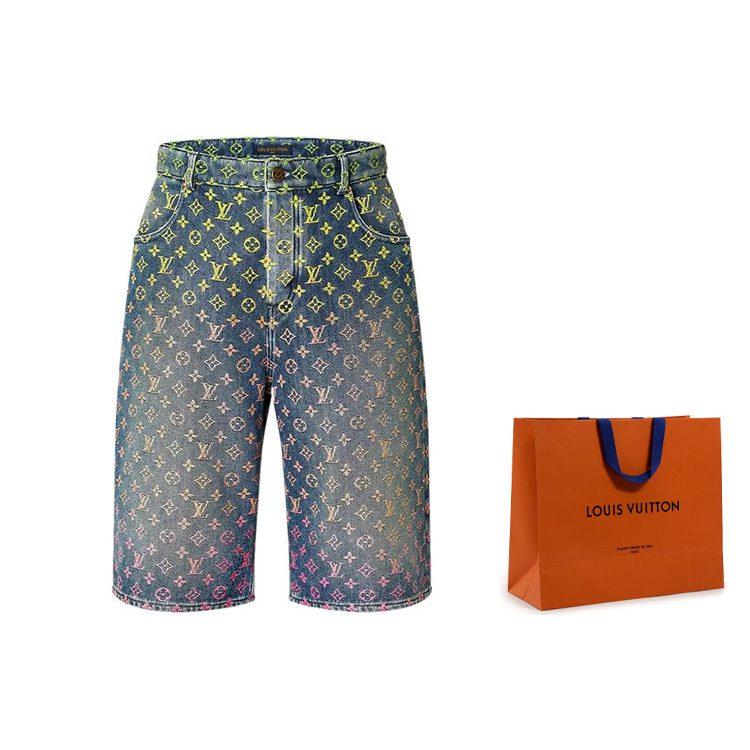 Louis Vuitton Джинсовые Шорты Мужские 1AB928