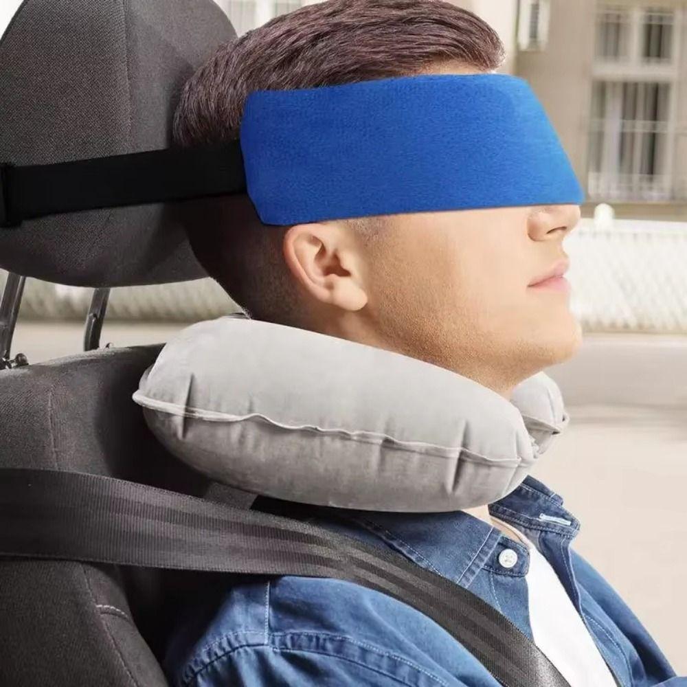 Adjustable Buckles Head Support Strap Portable Neck Support Band Airplane Travel Pillow Cervical