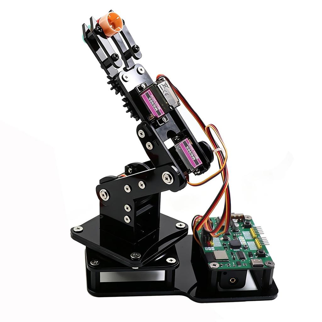 SIYEENOVE ESP32 Роботизированная рука Комплект для Arduino MicroPython с японской PDF-инструкцией Роботизированная рука Джойстик и Веб-приложение Портативная 4DF Образовательный Настольный