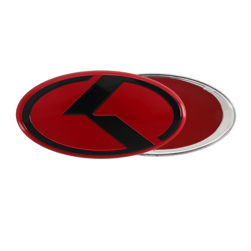 MFKN6 61MM 3D Aluminum Emblem Car Steering Wheel Badge Sticker For New KIA GT K STINGER Sportage Niro Rio Ceed Cerato Soul Sorento KX5