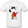 Мужская повседневная футболка FENGTING Snoopy Joe Cool с индивидуальным дизайном, белая