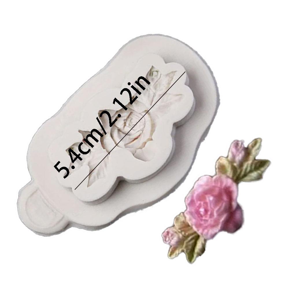 Rose Silicone Candle Mold for Scented Candles Making 3D Flower Boda Party Decor Plant Resin Mould Wedding Itens DIY Bride Gifts