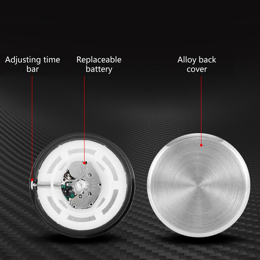 Модернизированные часы для приборной панели автомобиля Удобные автомобильные часы Простые в использовании автомобильные часы с зажимом Простая установка для салона