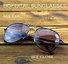 Pilot Double Bridge Grey Lenses Bifocal Reading Sunglasses +0.75 To +4 See Near and Far Outdoor and Indoor
