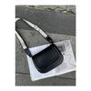 Women's Black Thick Crossbody Bag