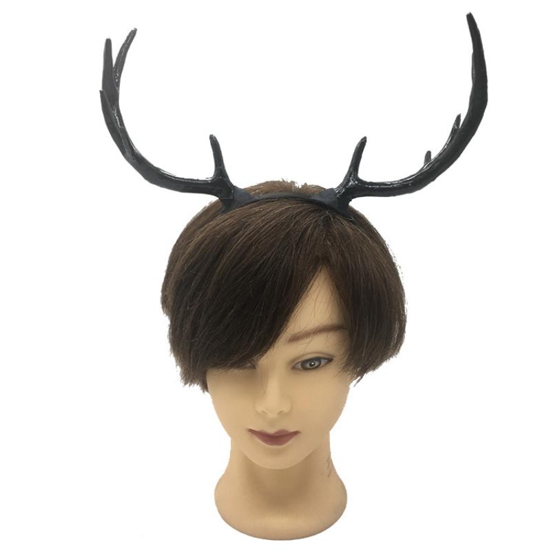 1 Piece Gothic Animal Sheep Devil Horns Headband Halloween Carnival Party Costume Props Demon Horn Headdress Cosplay Headwear