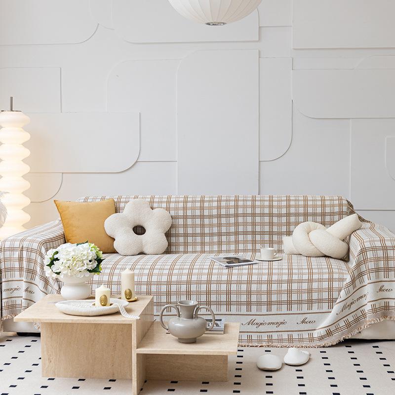 Sofa Cover Ins Style High-quality Slipcover Chenille Sofa Towel Anti-cat Scratch Sofa Cover Four Seasons Universal Sofa Blanket