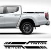 Наклейки на двери пикапа Mitsubishi Triton: Защита от царапин и стикеры с индивидуальностью