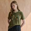 Maxza ShorT Sleeve T shirT Beads leTTering Embroidery Lace zf08qT023na