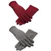 Solid Color Full Finger Mittens Thick Plush Warm Golves Furry Warm Mitts  Outdoor Sport