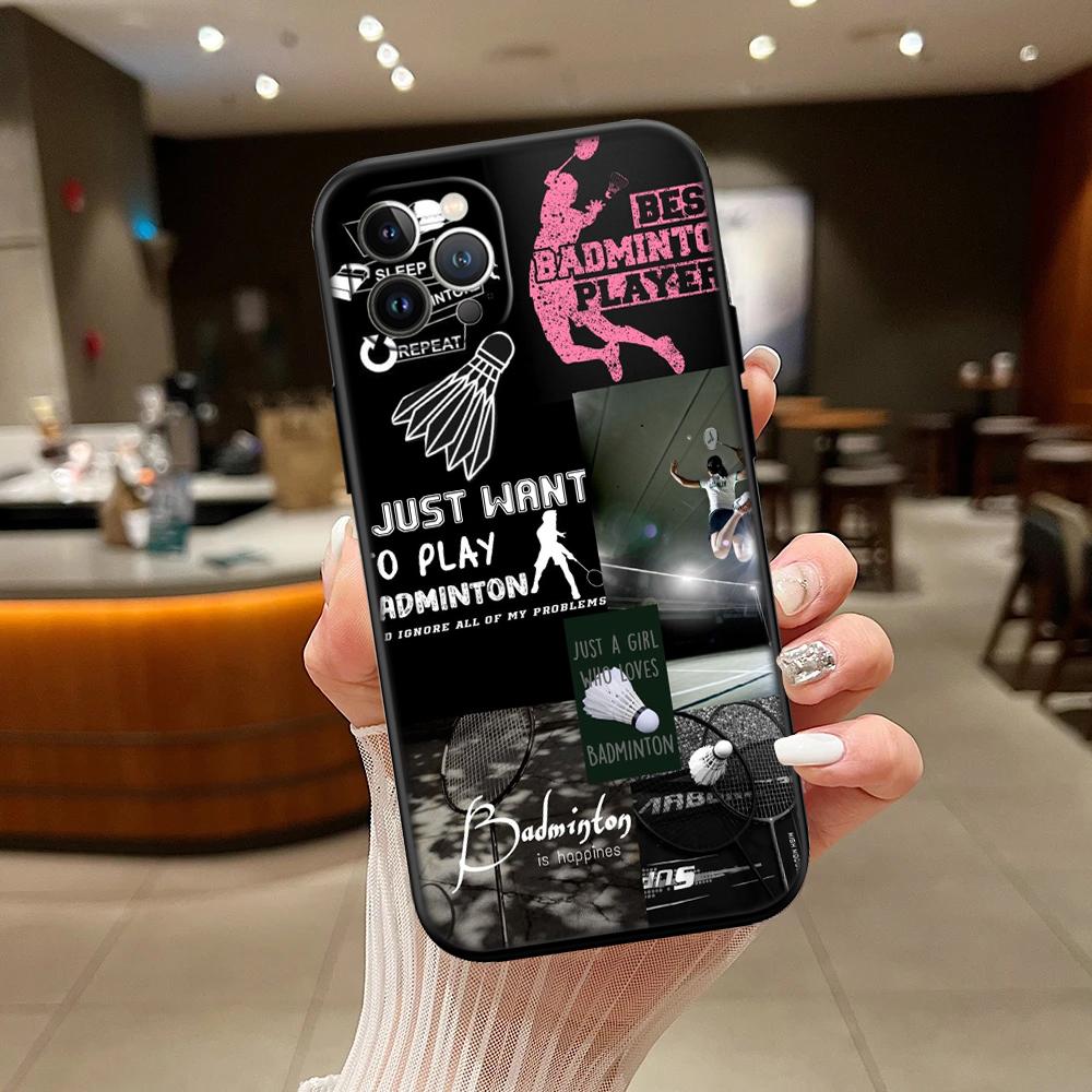 RA6 Badminton Sports Phone Case for OPPO A40 A60 A80 A15 A16 A16K A12 A17 A17K A54 A54S A53 A53S A55 A56 A57 A98 F23