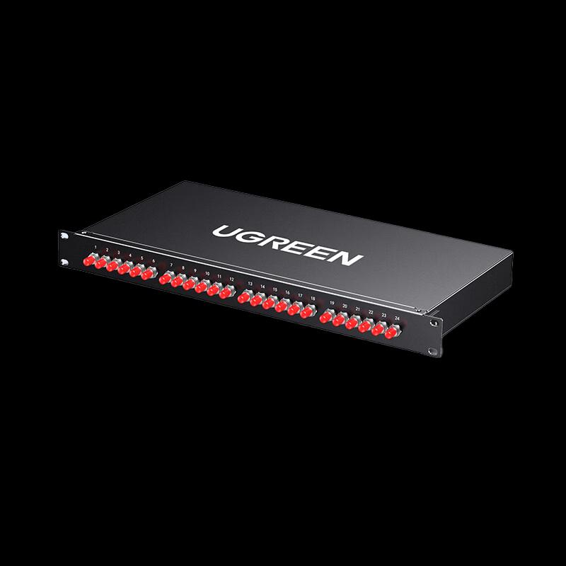 Ugreen NW383 24-портовая одномодовая волоконно-оптическая распределительная коробка с интерфейсом ST