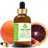 Чистые травы Апельсин, Кровь (Citrus sinensis var. кроваво-красная) Чистое и натуральное эфирное масло терапевтического качества в стеклянной емкости