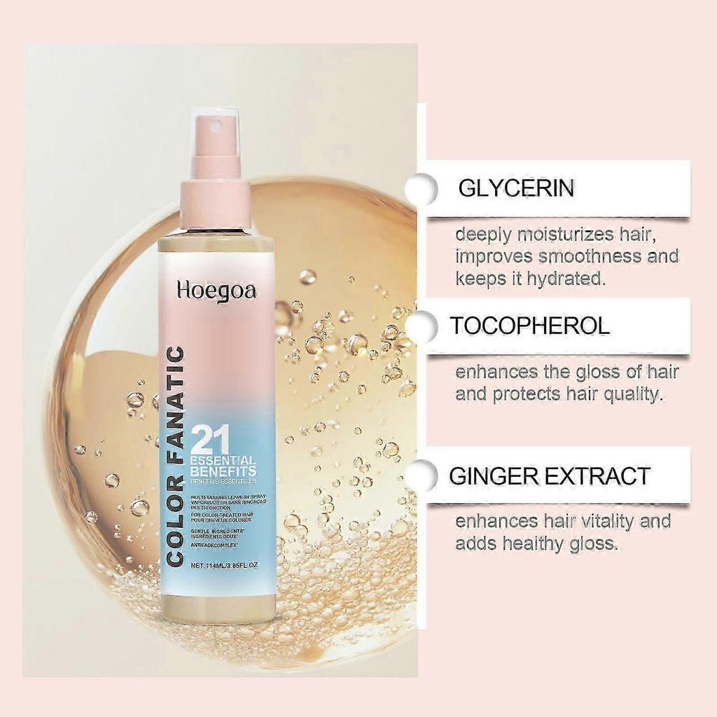 1-3x Color Fanatic, Multi-Tasking Spray, 21 Benefits, Primes, Perfects & Protects Colour-Treated Hair, Leave In Conditioner Spray