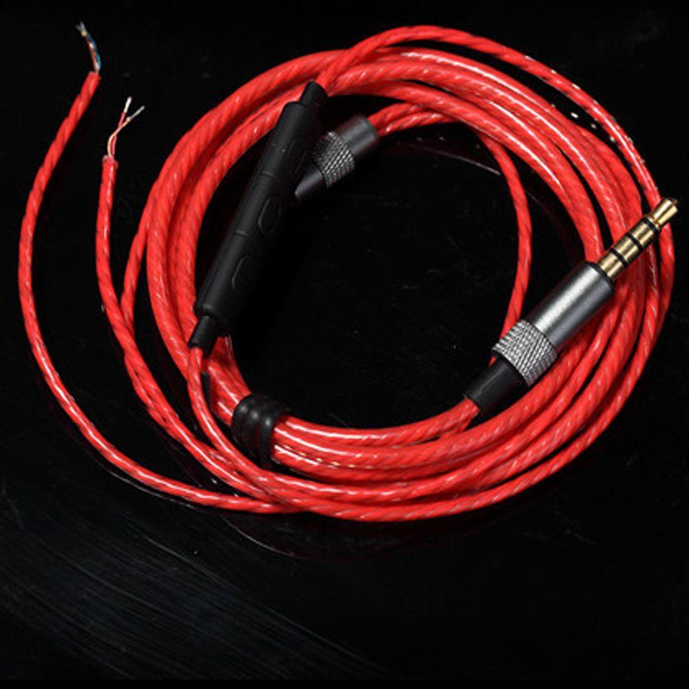 Аксессуары для наушников-контроллеров, Кабель для наушников, Аудиокабель, Провод для наушников для DIY, Кабель для ремонта наушников