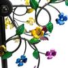 20 см Большой Цветной Садовый Вертушка-Бабочка Металлические Колышки Цветочная Ветряная Мельница Железное Искусство Ручная Работа Украшение Сада Газона Двора