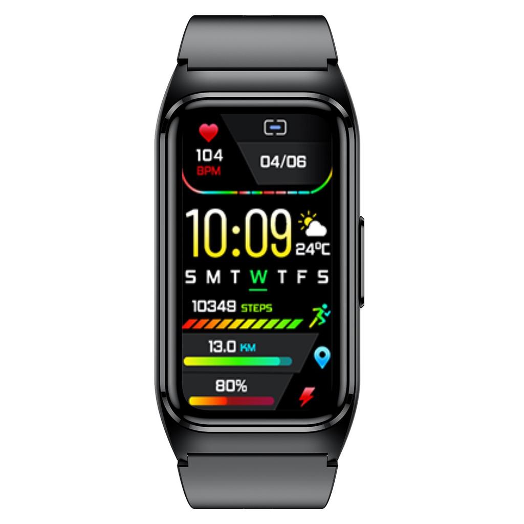 TK75 1,47-дюймовый умный браслет, монитор сердечного ритма, кислорода в крови, температуры тела, фитнес-трекер