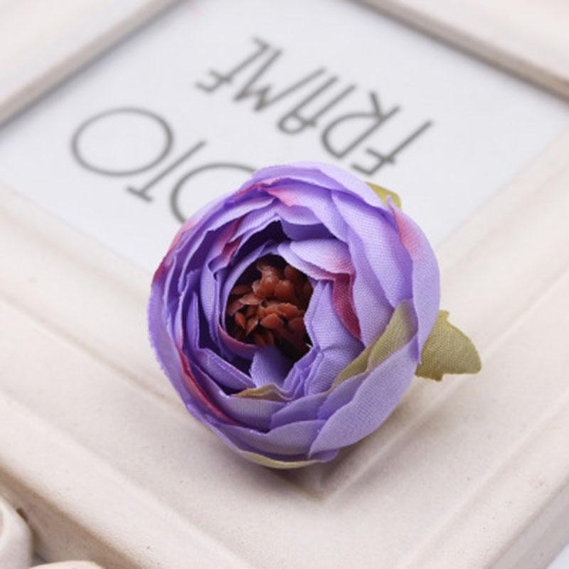 10 шт. Искусственные цветы Ретро Головка пиона Шелковый цветок Декор Сделай сам Для украшения дома Свадебные украшения CDN