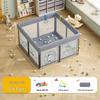 Foldable Baby Playpen with Crawling Mat for Indoors