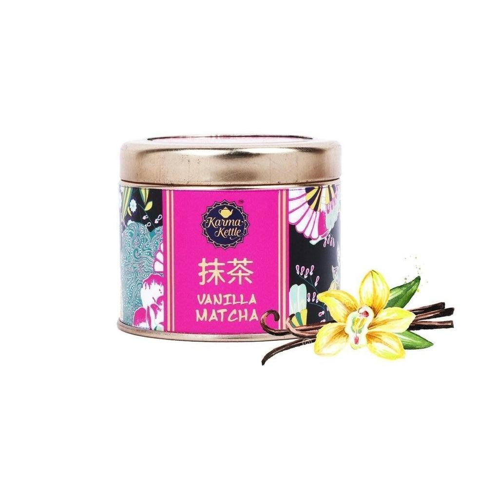 Matcha Vanilla Tea (50 G), Vanilla Matcha, Karma Kettle