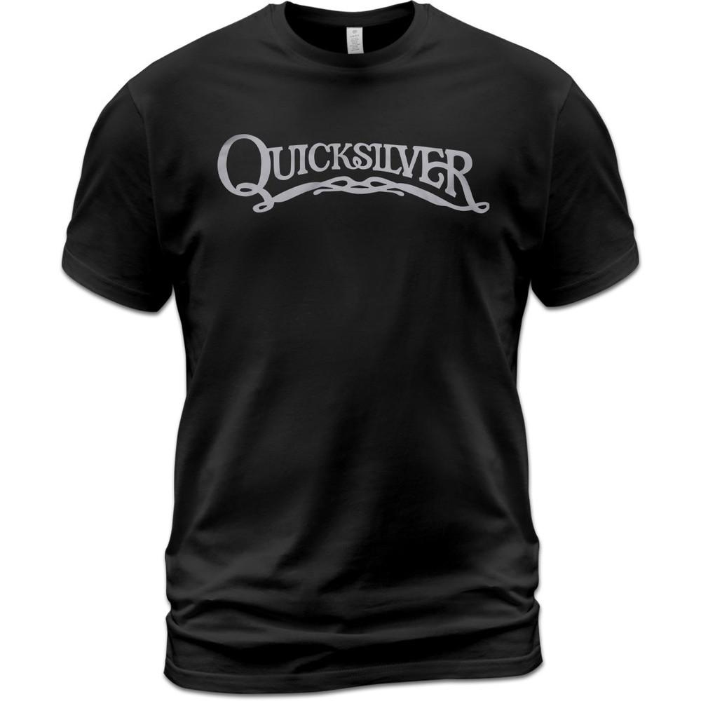 Унисекс Хлопковая Рубашка Quicksilver Messenger Service Anthology1995 David Freiberg Унисекс Футболка