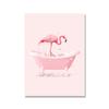 Fashion Style Funny Pink Pretty Flamingo Canvas Painting Posters And Prints Wall Pictures Home Decor For Living Room Bedroom