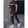 Summer New Men's T-shirt Pants Suit Camouflage Printing Short-sleeved Round Neck T-shirt Casual Outdoor Wear Comfortable