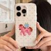 Чехол для телефона в корейском стиле с дизайном лошади, двухслойный, с большими отверстиями, для iPhone 14, 16, 17 Pro Max - Новогодняя версия