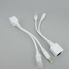 Белый, черный POE пассивный Power RJ45 DC Over Ethernet Кабель-адаптер POE Splitter Модуль питания инжектора 12-48 В для IP CCTV Camea