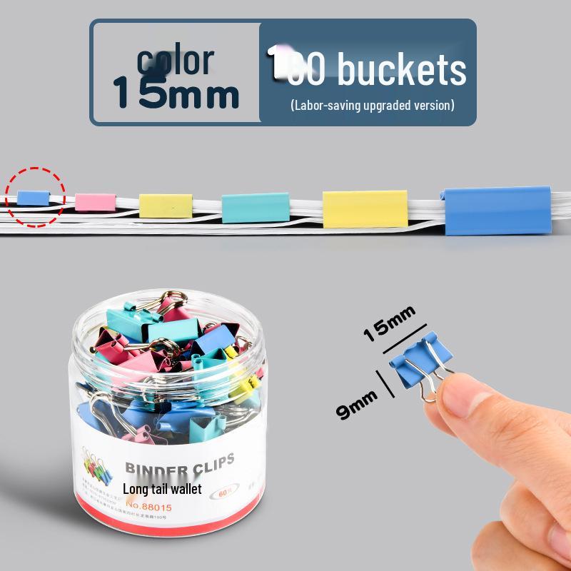 Зажим Моранди с длинным хвостом - Большой дизайн "Ласточкин хвост" и "Феникс" для бумаг и книг